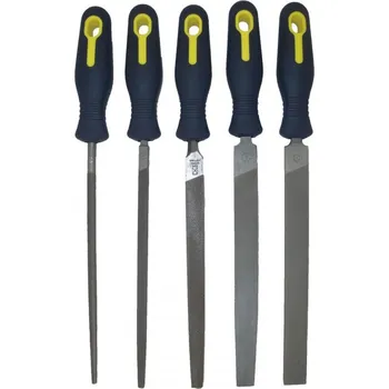 BLU-DAN sada pilníků, 5dílná, hrubost 3/200 mm | Dílna - Outdoor Nářadí, ruční nářadí, elektrické pomůcky, ochranné pomůcky Broušení a&nbsp;řezání Pilník