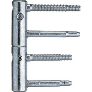 pant Dv. záv.3-DIM 2-dílný, čepy 65 popř.55mm, výš.záv. 112 mm, ø 20mm,pozink stříbr. | Dveře a&nbsp;dveřní příslušenství Dveřní panty, Dveřní závěsy Panty na dveře SFS