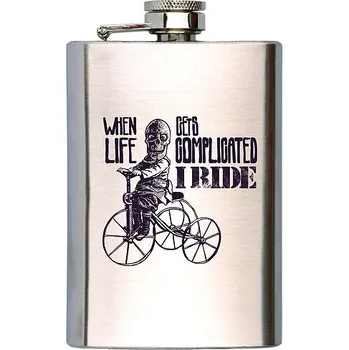 Termohrnek Bohemia Gifts Placatka na alkohol 200 ml - I ride