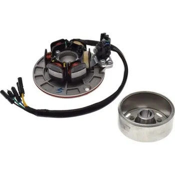 stator + rotor zapalování 6 cívek 5 pin D=75 mm - YX160 - PITBIKE,DIRTBIKE 160