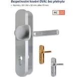 Bezpečnostní kování OVAL bez překrytu rozteč 72mm | Dveře a dveřní příslušenství Dveřní kování, dveřní příslušenství Bezpečnostní kování Bezpečnostní kování Star