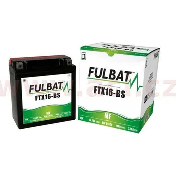 Elektroinstalace pro motocykl Motobaterie Fulbat 12V, FTX16-BS, 14Ah, 230A, bezúdržbová MF AGM 150x87x161 (včetně balení elektrolytu) SUZUKI VZ 1600 MARAUDER rok 04-07