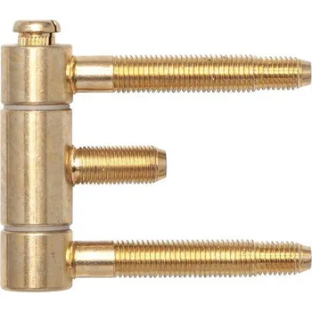 pant Závěs pro ocel.zárubně 3-dílný, pro falc.dřevěné dveře, 18 x 61mm, ocel pomosaz. | Dveře a dveřní příslušenství Dveřní panty, Dveřní závěsy Panty na dveře SFS