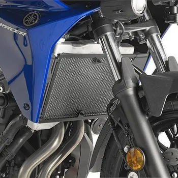 Chladič motoru Kappa KPR2130 Kryt chladiče z nerezové oceli, černý lakovaný pro YAMAHA MT 07 Tracer (16-19) YAMAHA MT-07 700 rok 16-18