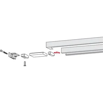 Zavírač dveří Omezovač otevření DORMA pro G-N | Dveře a dveřní příslušenství Dveřní zavírače S kluznou lištou Zavírače s kluznou lištou Dorma Příslušenství Dorma