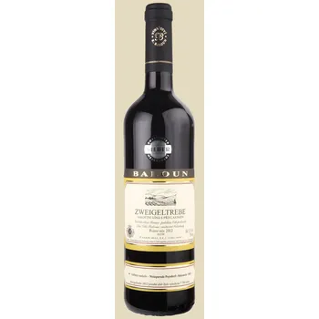 Víno Baloun vinařství Baloun Zweigeltrebe 2016 pozdní sběr 0,75 l suché moravské červené víno 16044