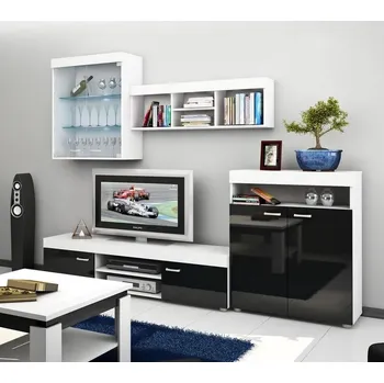 Obývací stěna Obývací stěna Max - Obývací stěna s leskem