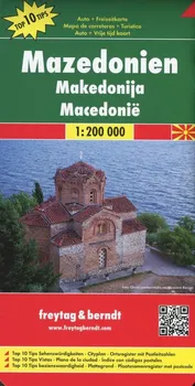Cestování Mazedonien 1:200 000 - Freytag & Berndt [DE] (2012, mapa)