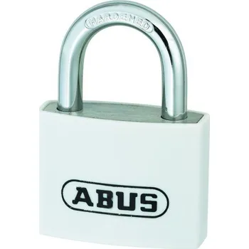 Visací zámek ABUS 714/50 bílý visací zámek hliníkový, skladem poslední kus | Železářství Visací zámky Vis. zámky obyč. economy