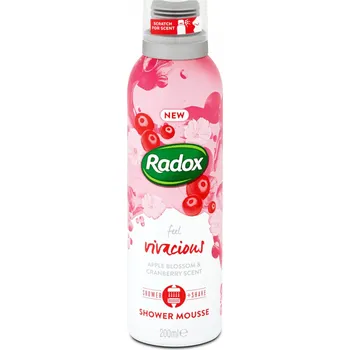 Sprchový gel Radox Feel Vivacious sprchová pěna 200 ml