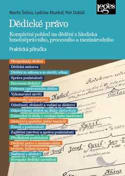Dědické právo - Petr Dobiáš, Martin Šešina, Ladislav Muzikář (2019, pevná)