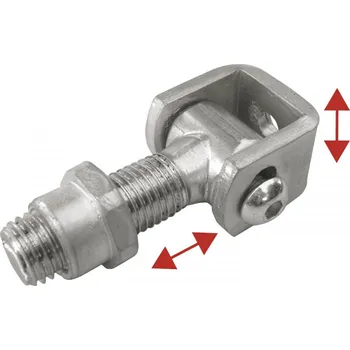 pant Navařovací závěs 2D nastavitelný, ocel surová/pozink | Dveře a&nbsp;dveřní příslušenství Dveřní panty, Dveřní závěsy Závěsy pro ocelové profily