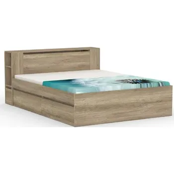 Postel Postel Rea Amy s čelem -dub Canyon 160 x 200cm