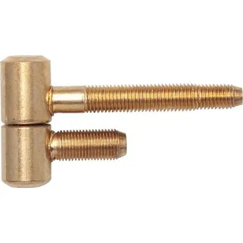 pant Závěs pro ocel.zárubně 2-dílný, pro falc.dřevěné dveře, 16 x 41mm, ocel pomosaz. | Dveře a dveřní příslušenství Dveřní panty, Dveřní závěsy Panty na dveře SFS