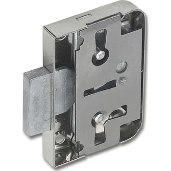 Obyčejný kazetový zámek 772, DM 30 mm, ocel poniklovaná | Dveře a&nbsp;dveřní příslušenství Zámky Nábytkové zámky Dózické nábytkové zámky,