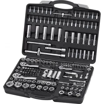 Gola sada Sada nástrčných klíčů 1/4"+ 3/8"+ 1/2" 150dílná | Dílna - Outdoor Nářadí, ruční nářadí, elektrické pomůcky, ochranné pomůcky Klíče a&nbsp;nástrčkové klíče, Gola sady