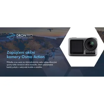 RC vybavení Dárkový poukaz na zapůjčení kamery DJI Osmo Action