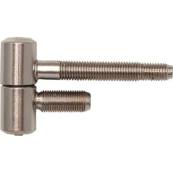 pant Dveřní závěs SOLIDO ø 16 mm, Incanto pro ocelové zárubně, ocel poniklovaná | Dveře a&nbsp;dveřní příslušenství Dveřní panty, Dveřní závěsy Závěsy zavrtávací Solido