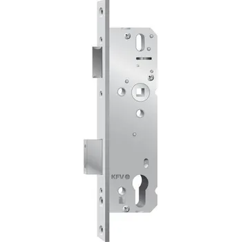 Dveřní kování Zadlabací zámek 49PZW, DM 55, 92 mm, čtyřhran 8, ocel pozink 140040 | Dveře a dveřní příslušenství Zámky Panikové systémy Ces KFV