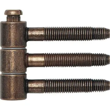 pant Závěs k nasunutí 3-dílný pro falc.dřev.dveře Ø 16mm,výška 46,7mm,ocel bronz.pat. | Dveře a dveřní příslušenství Dveřní panty, Dveřní závěsy Panty na dveře SFS