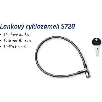 Zámek na kolo Lankový cyklozámek S720 | Moto a cyklo Zámky na kolo Lankové