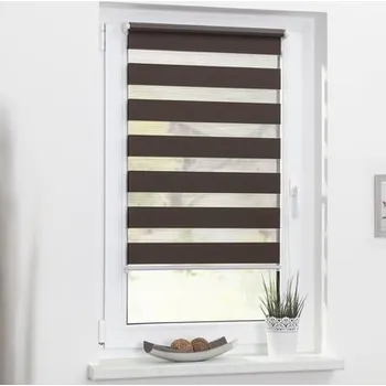 Roleta Roleta Den a Noc hnědá 60x150 cm