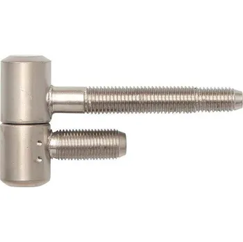 pant Závěs pro ocel.zárubně SOLIDO 2-díl. s válc.hlavou, 16 mm, ocel ponikl. matná | Dveře a dveřní příslušenství Dveřní panty, Dveřní závěsy Závěsy zavrtávací Solido