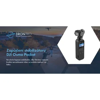 RC vybavení Dárkový poukaz na zapůjčení kamery DJI Osmo Pocket