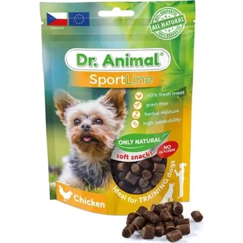 Pamlsek pro psa Dr. Animal SportLine kuřecí 100 g