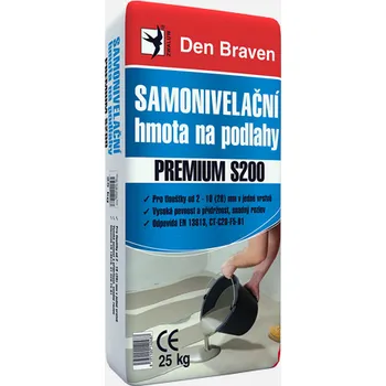 Stavební pojivo Den Braven Premium S200 samonivelační hmota na podlahy 25 kg