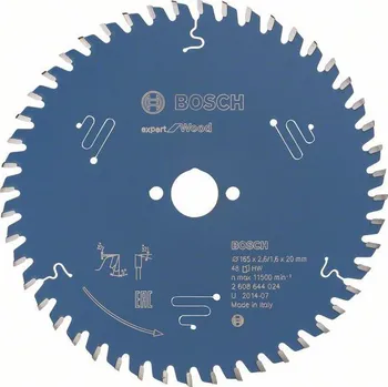 Pilový kotouč Bosch Expert for Wood 2608644024 165 mm 