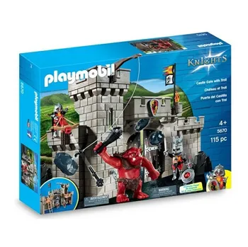 Stavebnice Playmobil Playmobil 5670 Hradní brána s trollem