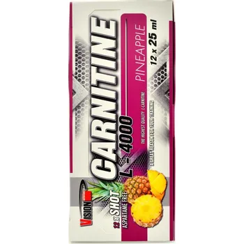 Spalovač tuku Vision Nutrition L-Carnitine 4000 - 12 x 25 ml