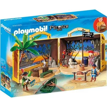 Stavebnice Playmobil Playmobil 70150 Pirátský ostrov přenosný hrací set