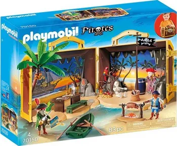 Stavebnice Playmobil Playmobil 70150 Pirátský ostrov přenosný hrací set