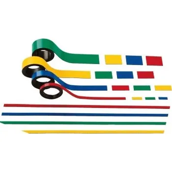 Dekorativní magnet Páska magnetická Hebel, 10 mm x 1 m, červená, 2 ks