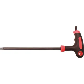 Klíč BGS Šroubovák s T-rukojetí a boční čepelí, T-profil (pro Torx) s otvorem / bez otvoru T50
