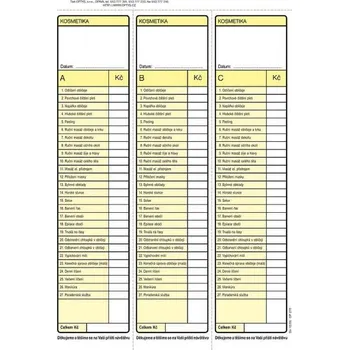 Kosmetický blok A5, Optys