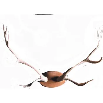 Vánoční dekorace Ornatis Dřevěná imitace paroží jelena Provedení: Přírodní bez malování, Velikost stojících figur dospělých postav: 65 cm