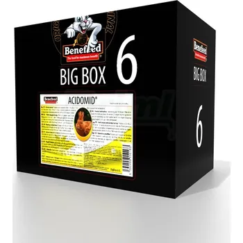 Chov hospodářského zvířete Acidomid K 6 l BIG BOX citronová, ascorbová), minerální látky a glukózu, redukuje potíže zažívacího traktu