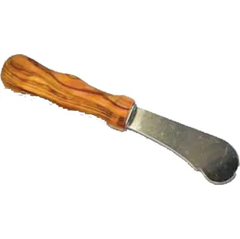 Vánoční dekorace Ornatis Dřevěný nůž na máslo z olivového dřeva Provedení: Přírodní bez malování, Velikost stojících figur dospělých postav: 14x1 cm