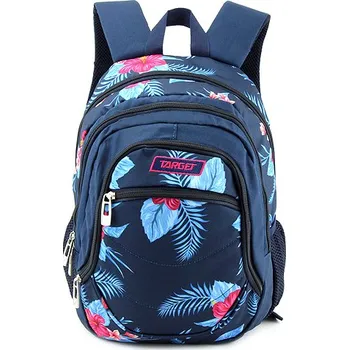 Školní batoh Recenze Target Školní batoh s květinami modrý