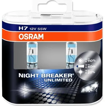 Autodíl H7 - OSRAM NIGHT BREAKER UNLIMITET +110%, 64210NBU-02B, OSRAM, 64210NBU-02B