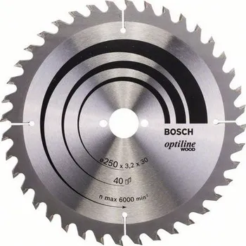 Pilový kotouč Bosch Optiline Wood 2608640728 250 mm