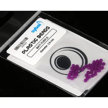 Plastové hlavičky Sybai Plastic Beads Matt Purple