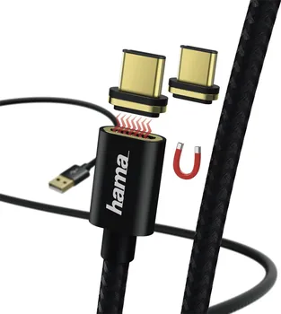 Datový kabel Hama Magnetic USB 2.0 AC 1 m