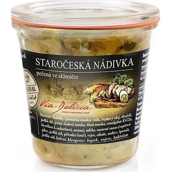 Hotové jídlo Via Delicia Staročeská nádivka pečená ve skleničce 195 g
