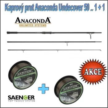 Rybářský prut Saenger - Kaprový prut Anaconda Undercover 50 .. 1 + 1