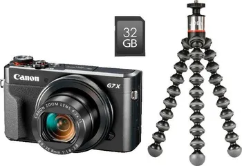 Digitální kompakt Canon PowerShot G7 X Mark II Vlogger Kit černý