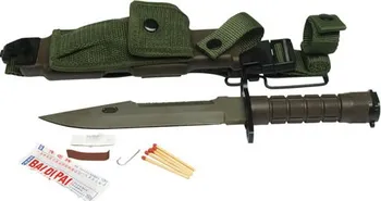Bojový nůž Mil-Tec Bajonet US M9 s pouzdrem zelený